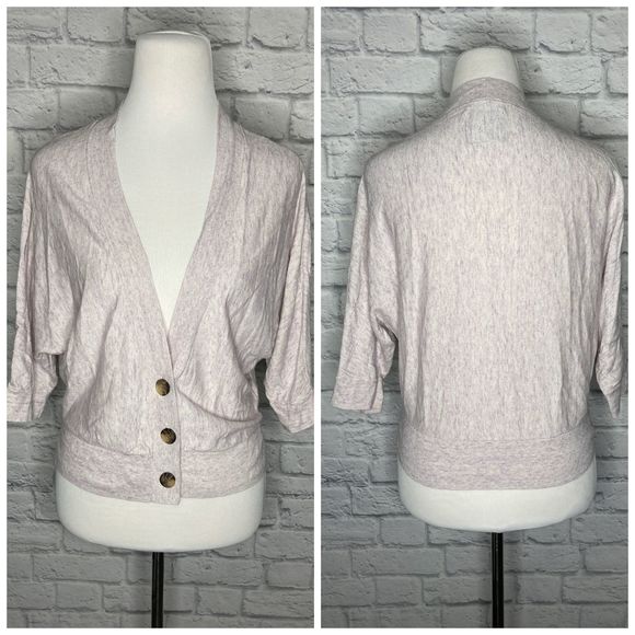 American Eagle Outfitters Sweaters - American Eagle Light Pink Button Cardigan S